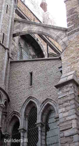 A flying buttress at Bruges