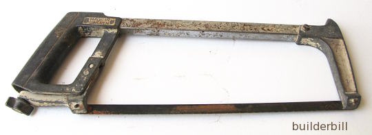 a standard sized hacksaw