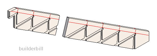 a housed or routered stair string