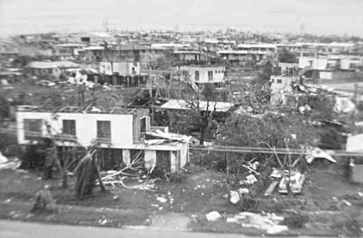 hurricane damaged houses 