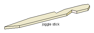 a joggle stick