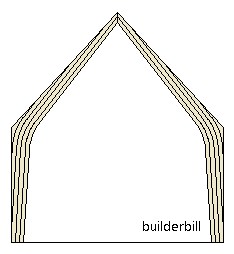 a laminated timber arch