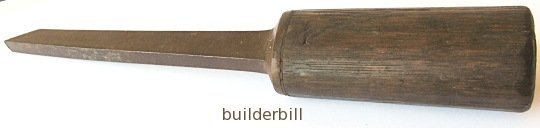 a mortise chisel