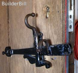 An old lift latch