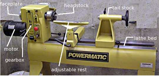 A small hobby style lathe