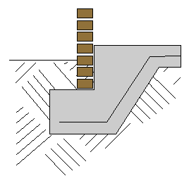 a step in the edge of a raft slab