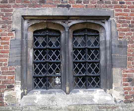 a tudor arched window