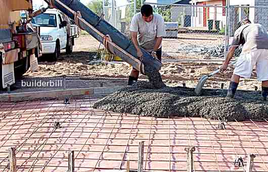 200um poly vapour barrier under a driveway slab