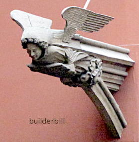 carving on the hammer beam ends
